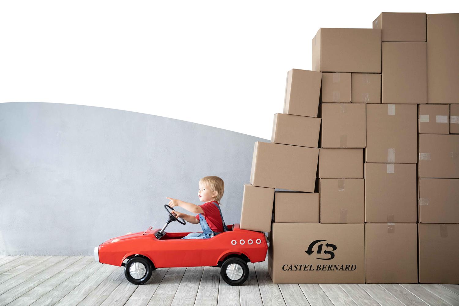 Garde meuble - carton Castel Bernard